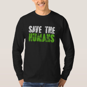 T-shirt La planète verte Sauvez l'humanité Énergies renouv