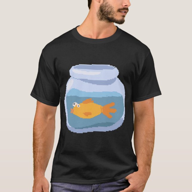 T-shirt La Planète Vie Poisson Rouge (Devant)