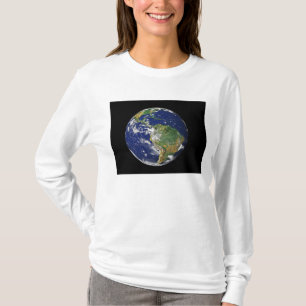 T-shirt La pleine terre montrant l'Amérique du Sud