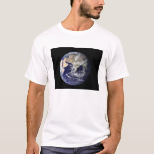T-shirt La pleine terre montrant l'Europe et l'Asie