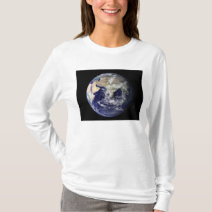 T-shirt La pleine terre montrant l'Europe et l'Asie 2