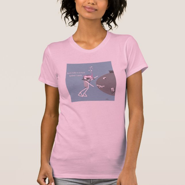 T-shirt La plongée est amusement (Devant)