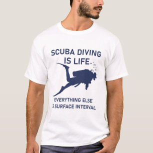 T-shirt La plongée sous-marine est la vie tout le reste es