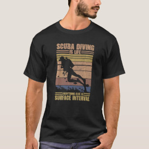 T-shirt La Plongée Sous-Marine Est La Vie Tout Le Reste Es