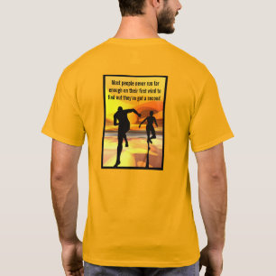 T-shirt La plupart des gens ne courent jamais assez loin..
