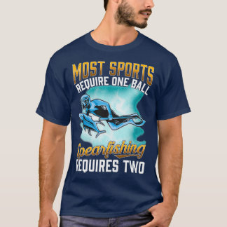 T-shirt La Plupart Des Sports Nécessitent Une Balle La Pêc