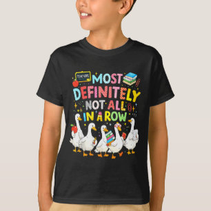 T-shirt La plupart pas tous d'affilée professeur drôle ama