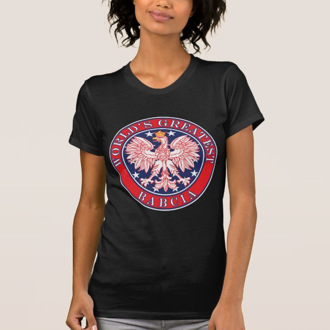 T-shirt La plus grande Babcie du monde (Devant)