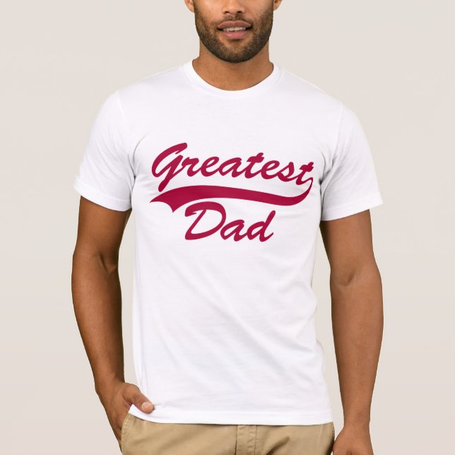 T-shirt La plus grande chemise papa (Devant)