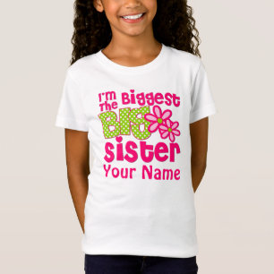 T-Shirt La plus grande chemise verte rose personnalisée d