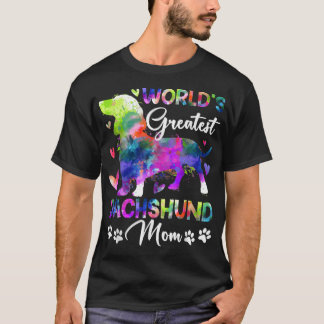 T-shirt La Plus Grande Dachshund Féminine du Monde de Coul
