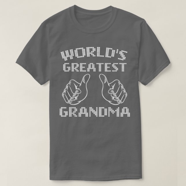 T-shirt La plus grande grand grand-mère du monde Fière de  (Design devant)