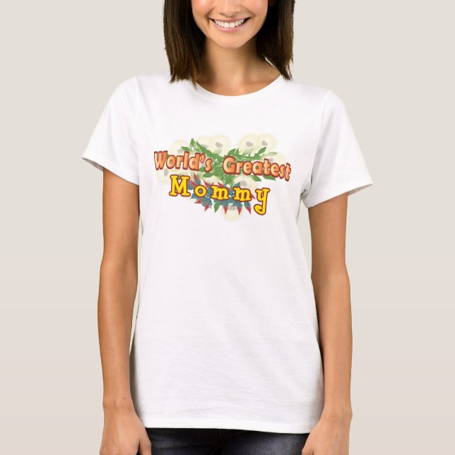 T-shirt La plus grande maman du monde (Devant)