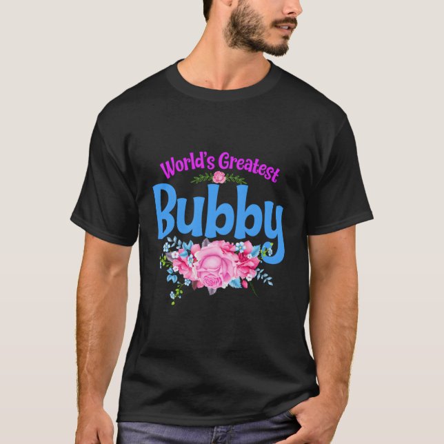 T-shirt La Plus Grande Mamie Bubby Du Monde (Devant)