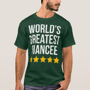 T-shirt La plus grande mariée fiancée du monde avec des co
