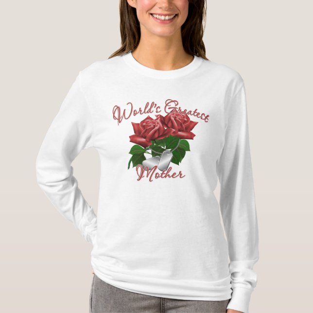 T-shirt La plus grande mère du monde (Devant)