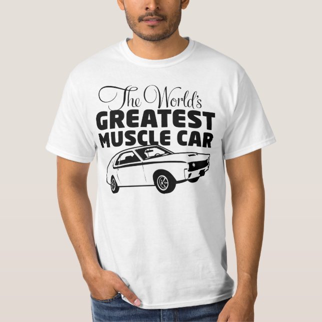 T-shirt La plus grande voiture de muscle - javelot (Devant)