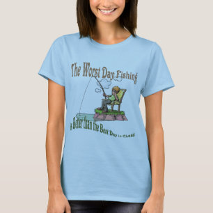 T-shirt La plus mauvaise pêche de jour