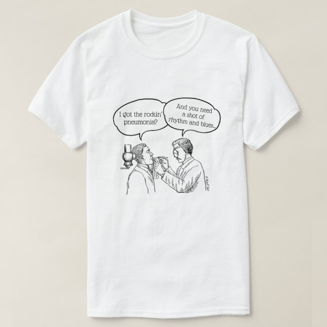 T-shirt La pneumonie des Rocheuses - Une chemise de Monsie (Design devant)