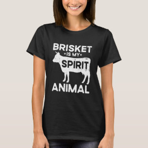 T-shirt La poitrine est mon animal spirituel Fumer de la v