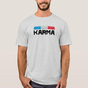 T-shirt La police de Karma