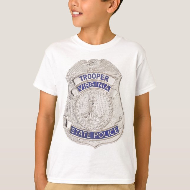 T-shirt La police de soldat de la cavalerie d'état de la (Devant)