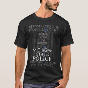 T-shirt La police d'État du Michigan soutient l'État du