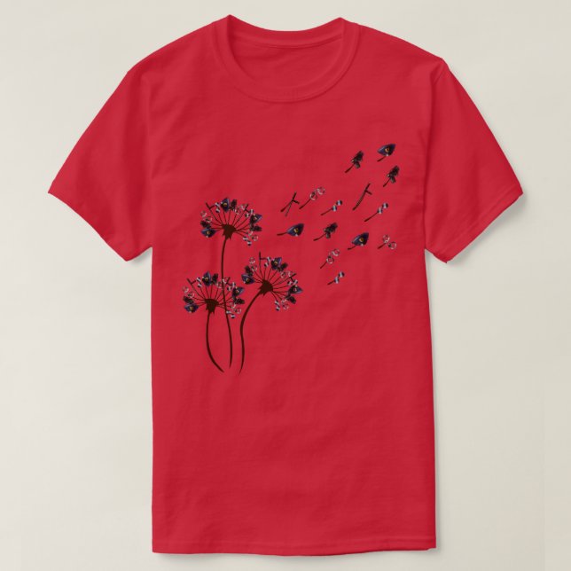 T-shirt La police Shirt Dandelion (Design devant)
