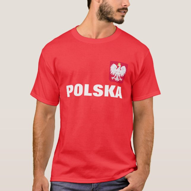 T-shirt La Pologne "Polska " (Devant)