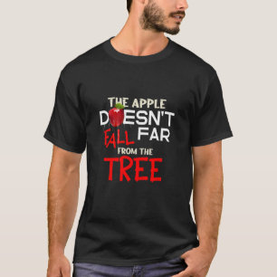 T-shirt La pomme ne tombe pas loin de l'arbre Apple Pic