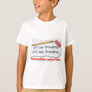T-shirt La ponctuation sauve les vies