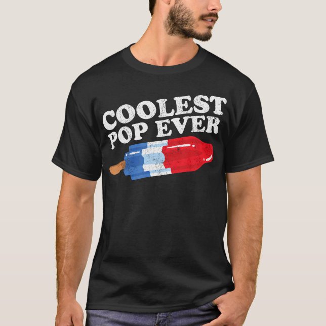 T-shirt La Pop la plus froide jamais Popsicle Funny Retro  (Devant)