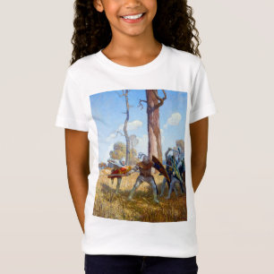 T-Shirt La pose de sir Lamorak, vers 1922 par N.C. Wyeth