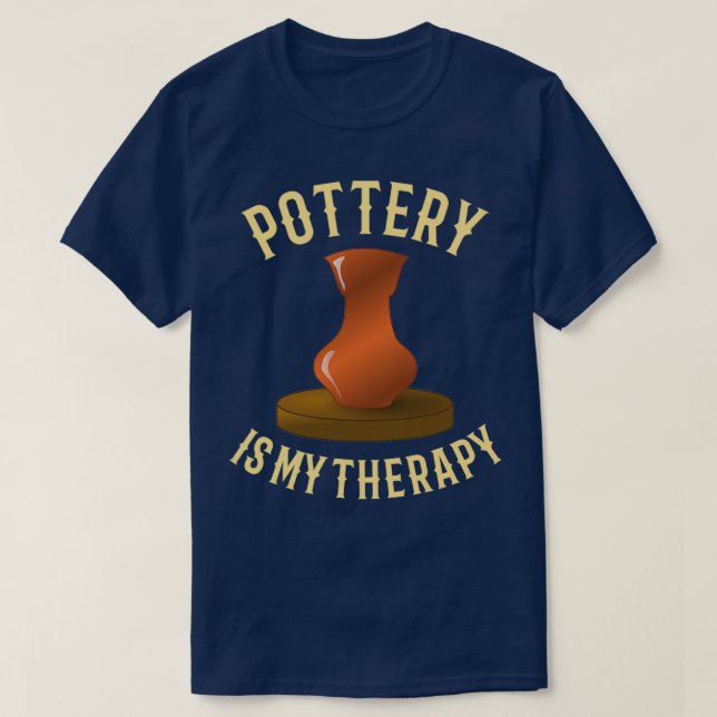 T-shirt La poterie est ma thérapie 1 (Design devant)