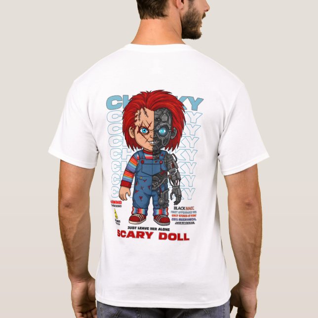 T-shirt La poupée effrayante (Dos)