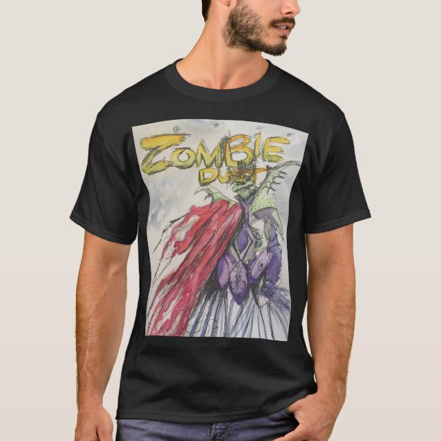 T-shirt La poussière de zombi (Devant)