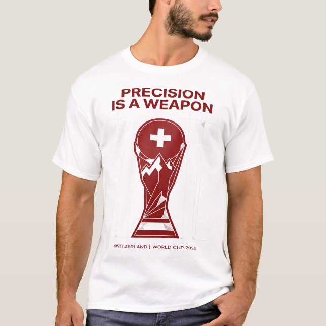 T-shirt La précision est une arme (Devant)