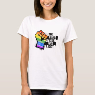 T-shirt La première fierté était une émeute