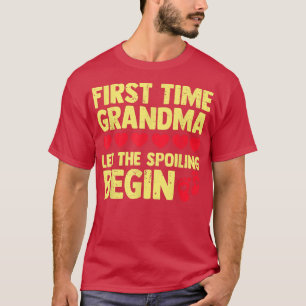 T-shirt la première fois que grand-mère laisse le spoiling
