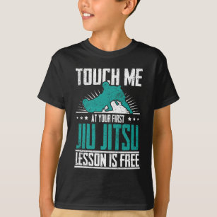 T-shirt La première leçon de Jiu Jitsu est librement BJJ