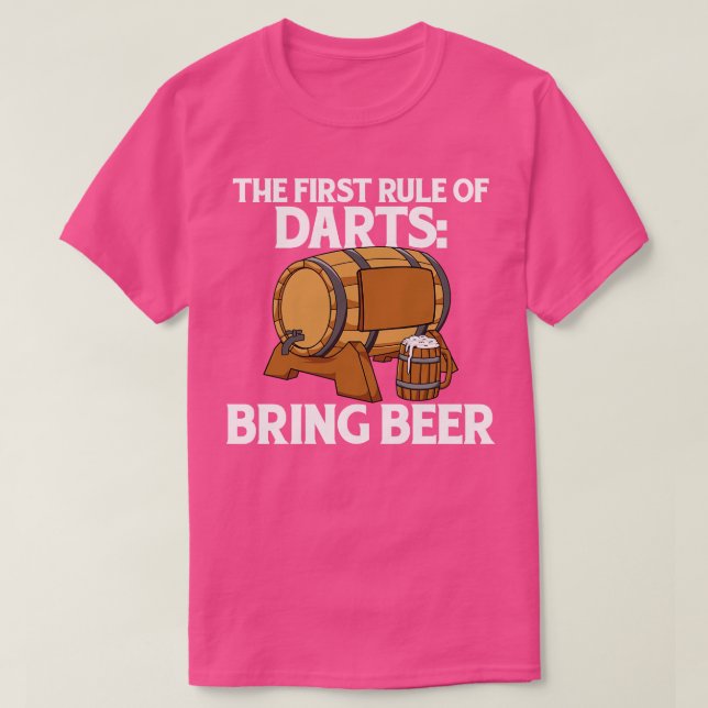 T-shirt La Première Règle De Fosses Apporte De La Bière (Design devant)