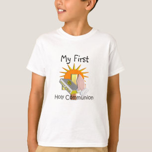 T-shirt La première sainte communion badine des cadeaux