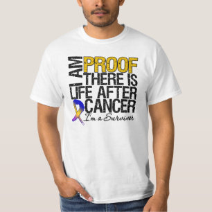 T-shirt La preuve de cancer de la vessie là est la vie