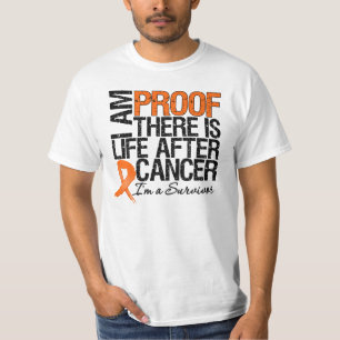 T-shirt La preuve de leucémie là est la vie après Cancer