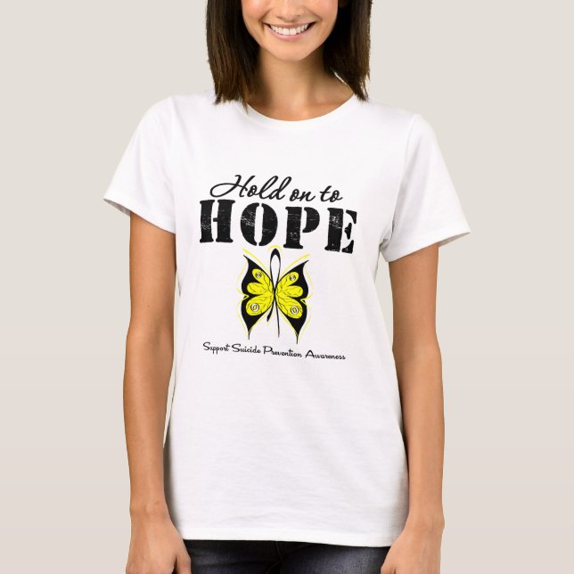 T-shirt La Prévention Du Suicide Espère (Devant)