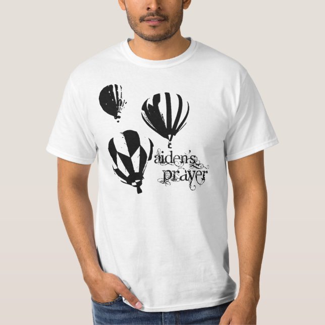 T-shirt La prière d'Aiden (ballon à air chaud) (Devant)