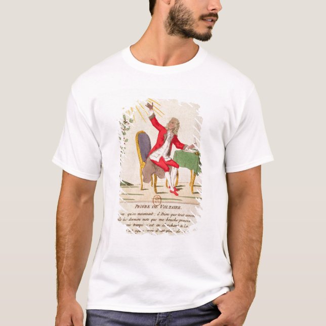 T-shirt La prière de Voltaire (Devant)