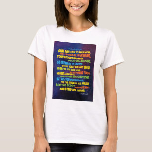T-shirt La prière du Seigneur - Un Père