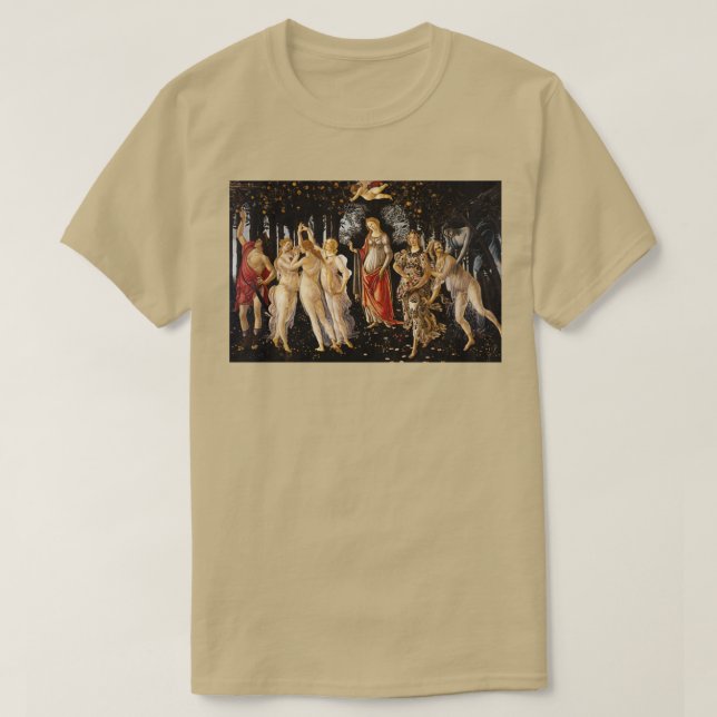 T-shirt La Primavera Spring by Sandro Botticelli 3 (Design devant)