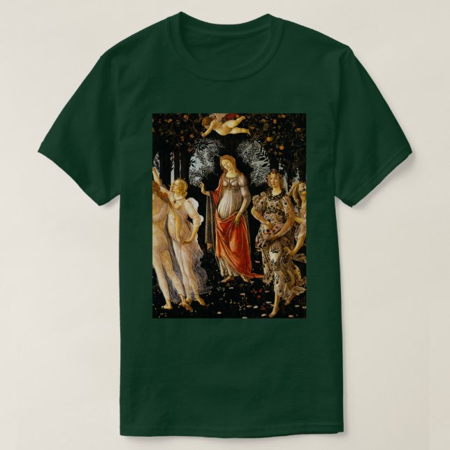 T-shirt La Primavera Spring par Sandro Botticelli (Design devant)